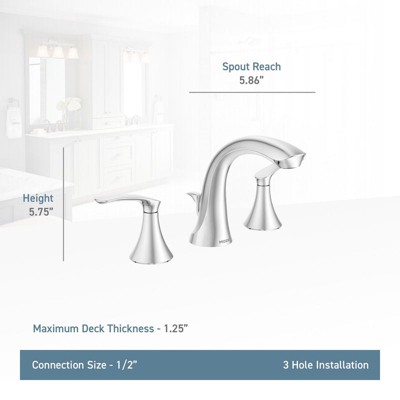 Darcy High-Arc Chrome Widespread Bathroom Faucet with Lever Handles