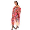 Plus Size Sheer Caftan Maxi Dress - One Size Fits Most Plus - White Mark - 3 of 4