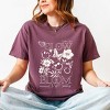 S.W.Smiley Gather, Grow, Glow - Women's Garment Dyed Graphic T-Shirt - 3 of 4