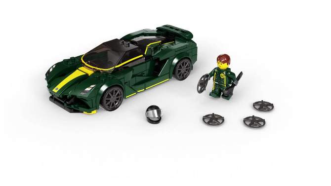LEGO Speed Champions Lotus Evija Race Car Model Toy 76907, 2 of 8, play video