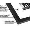 8x8 Black MDF Picture Frame - Easel stand included for tabletop or wall display with shatter-resistant glass. - 4 of 4