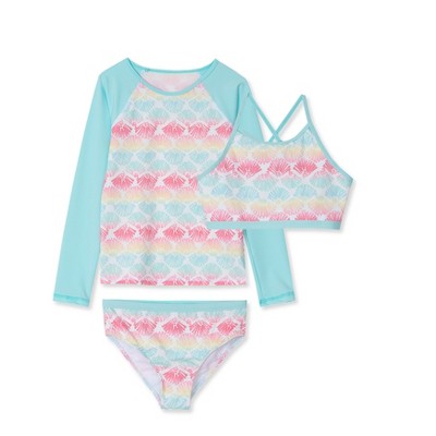 water blue/pastel shells