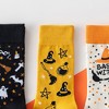 Anna-Kaci Women's 3-Pack Halloween Cotton Crew Socks with Festive Patterns - 4 of 4