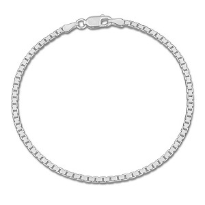 EVERLY JEWELRY | Sterling Silver Box Link Bracelet, 7.25 inch - 1 of 4