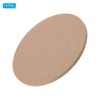 Unique Bargains Wooden Resistance to Warping and Cracking Round Pottery Wheel Bat 4 Pcs - 3 of 4