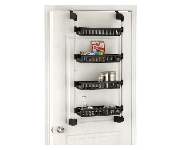 Neu Home Overdoor 4 Basket Unit Medium Silver