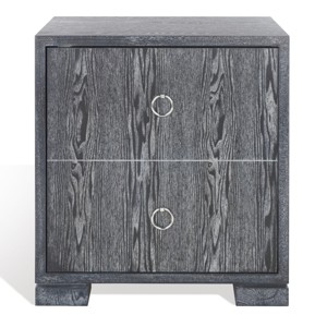 Laila Lacquer Chest - SFV3511 - Black Cerused Oak - Safavieh Couture - 1 of 4