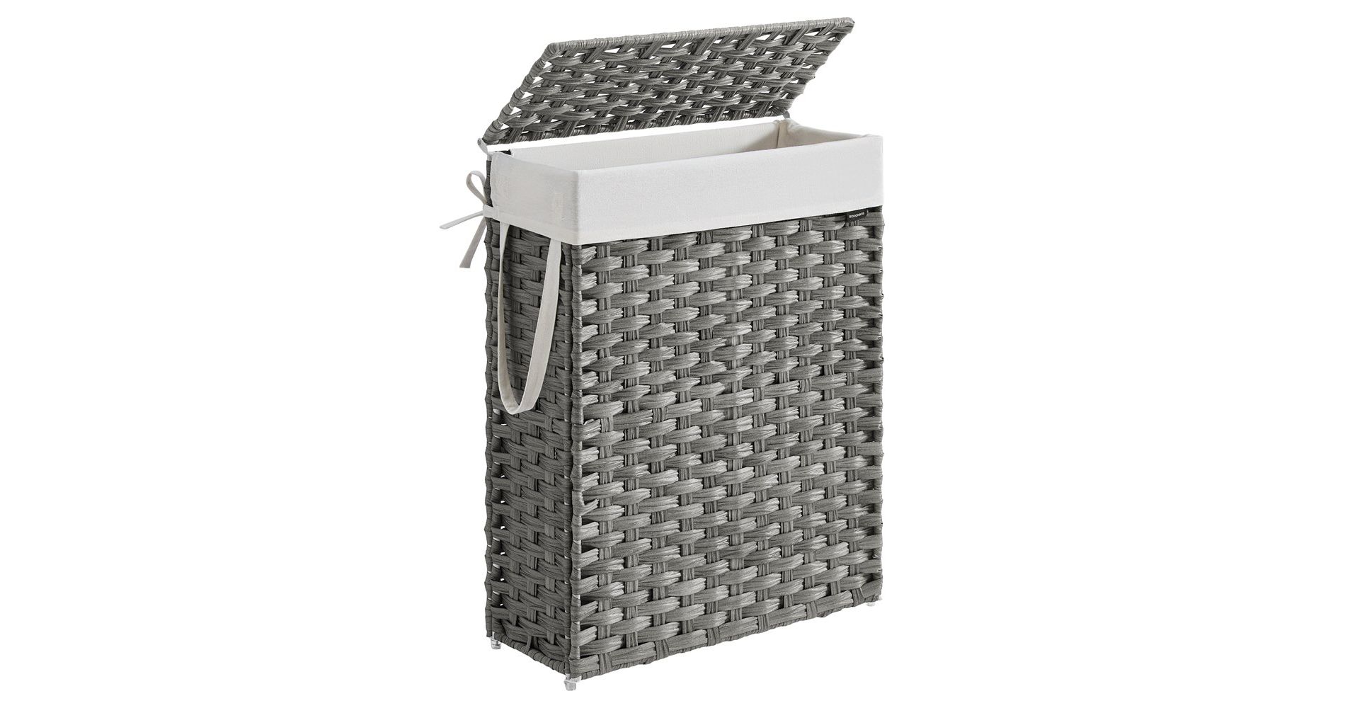 Laundry Hamper Bamboo Laundry Basket with Lid and Handles Wicker hamper