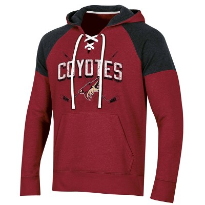 NHL Arizona Coyotes Men's Hat Trick Laced Hoodie - M