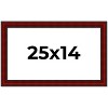 PosterPalooza | Weathered Red Picture Frame - UV Acrylic, Backing Board, Hanging Hardware Included - 2 of 4