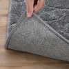 Shag Area Rug Floral Shaggy Rug Soft Thick Solid Carpet Boho Plush Fluffy High-Low Pile Rug - 4 of 4