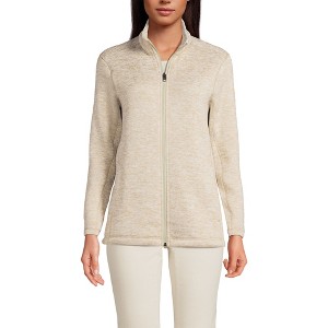 Lands' End Women's  Sweater Fleece Jacket - 1 of 3