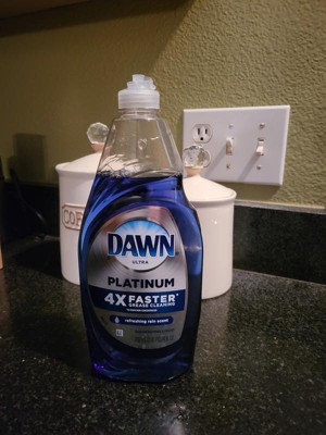 Dawn Platinum Dishwashing Liquid Dish Soap - Refreshing Rain Scent - 54 ...