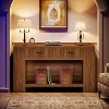 Tribesigns 59" Console Table, 2-Drawer Farmhouse Entryway Table with Storage Shelf, Sofa Table Behind Couch for Hallway, Living Room, Foyer - 4 of 4