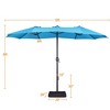 Yaheetech 13 ft Outdoor Patio Umbrella with Crank - 3 of 4