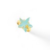 Ross-Simons Italian Tagliamonte 16mm Blue Venetian Glass Starfish Ring in 18kt Gold Over Sterling - 4 of 4