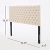 Upholstered Headboard Queen Size with Button-Tufted Diamond Stitching, Queen/Full Beds Headboard with Adjustable Height -Christopher Knight Home - 3 of 4
