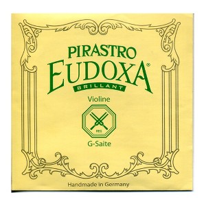 Pirastro Eudoxa Violin Strings G, Silv/Gut, 16 1/4 Gauge 4/4 Size - 1 of 2