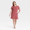 Women's Cloud Knit Pajama T-Shirt Dress - Auden™ - 4 of 4