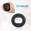 Unique Bargains Silicone Hand Grip Circle Adjustable Strength Grip 70-80LBS - 2 of 4