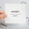 Talented Kitchen 157 Pantry Organization Labels, Preprinted Black All Caps on White Stickers for Minimalist Style Kitchen Water Resistant - 4 of 4