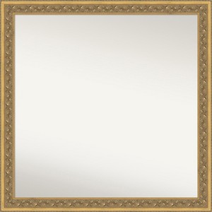 Amanti Art Carter Dark Gold Non-Beveled Wood Framed Bathroom Vanity Wall Mirror - 1 of 4
