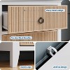 Jojoka Dresser for Bedroom,6 Drawer Wood Dresser with Large Drawer,Fluted Dressers for Living Room - 3 of 4