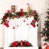 6 ft Christmas Decorations Multi-Color Christmas Garland with Pine Cones, Antlers & Ornaments - Artificial Pine Greenery - 4 of 4