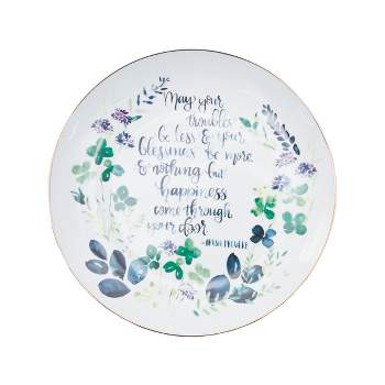 C&F Home Irish Proverb St. Patrick's Day Ceramic Plate