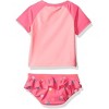 OshKosh B'Gosh Infant/Toddler Girls' 2-Piece Short Sleeve Rashguard Swim Sets - 2 of 4