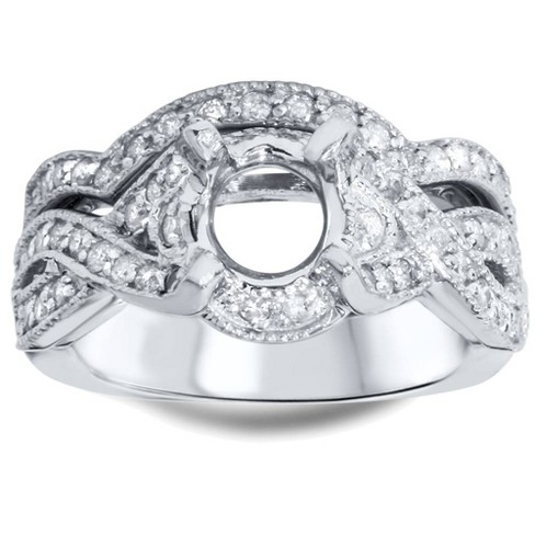 Pompeii3 5/8ct Diamond Guard Ring Enhancer 14k White Gold : Target