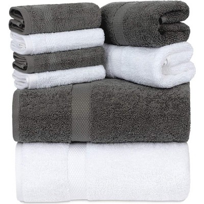 White Classic Luxury 100% Cotton Hand Towels Set Of 6 - 16x30 : Target