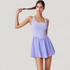 Anna-Kaci Active Women's Active Tennis Dress with Flowy Skirt and Crisscross Back Strap Detail - 4 of 4