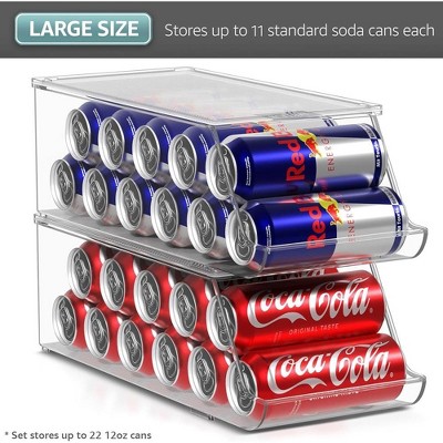 Sorbus Set of 2 Narrow Can Organizer for Fridge, Pantry, Kitchen Organization and Storage — фото 6