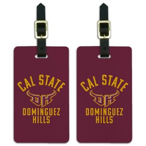 California State University Dominguez Hills Toros Logo Luggage ID Tags Suitcase Carry-On Cards - Set of 2 - 1 of 4