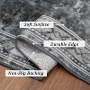 Rugs for Living Room,Washable Area Rug for Bedroom,Soft Modern Carpet,Non Shedding Soft Throw Door Mat,Non Slip Stain Resistant Kitchen Rug - 3 of 4