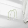 Unique Bargains Curtain Tiebacks Tulip-Shaped Fabric Beige 2 Pcs - 2 of 3