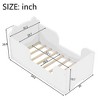 CAVINAS Bear Shape Toddler Bed for Ages 3-6,Modern Floor Bed Frame with Rounded Corners,Toddler Bed for Bedroom - 3 of 4