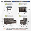 Gymojoy Sofa Swivel Chair with Propane Fire Pit Table - 2 of 4