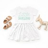 The Juniper Shop Little Darling Cursive Toddler Dress - 3 of 4