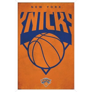 Trends International NBA New York Knicks - Logo 25 Framed Wall Poster Prints - 1 of 4