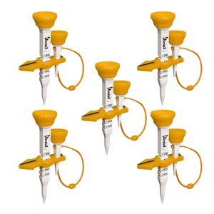 Birdie1 Smart Golf Tees (Long Tees+Short Tees) 1P (4colors) 5ea - 1 of 4