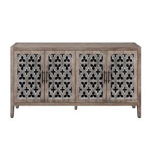 Bella Depot 59.8''W Wooden Four Door Cabinet - 1 of 4
