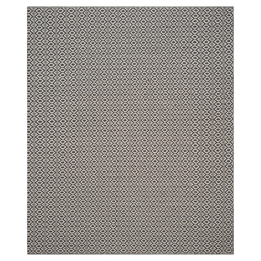 Kalina Flatweave Area Rug - Ivory/Black (8'x10') - Safavieh