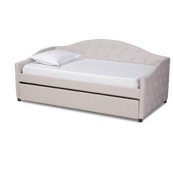 Becker Transitional Daybed with Trundle - Baxton Studio