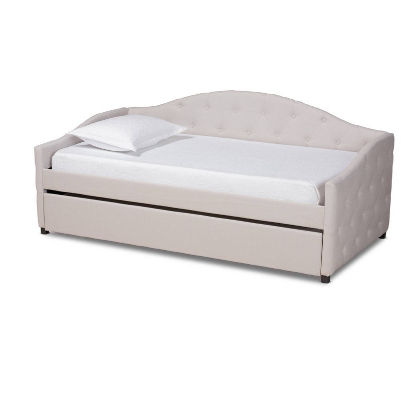 Becker Transitional Daybed with Trundle - Baxton Studio, 1 of 11