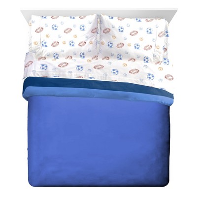 Vintage Stripe Multicolor Organic Cotton Queen Bed Set