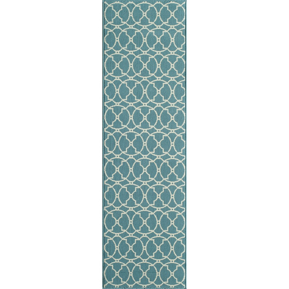  Runner Blue Indoor/Outdoor Calypso Rug