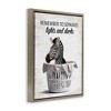 Stupell Industries Separate Laundry & Zebra Floating Frame Canvas Art - 2 of 4
