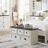 SinCiDo Farmhouse Dresser with 5 Drawer, 45" Wide Horizontal Dresser  Chests for Bedroom, Wood Rustic Dresser for Closets - 4 of 4